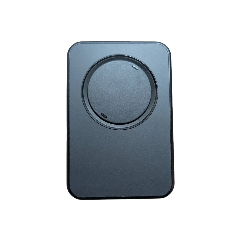Gg4-O OhSnap Snap Magnetic MagSafe Phone Grip RFID Card Wallet - Boring Black